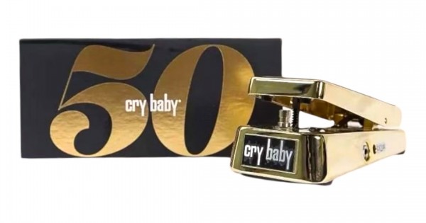 Jim Dunlop GCB95G 50th Anniversary Gold Cry Baby Wah